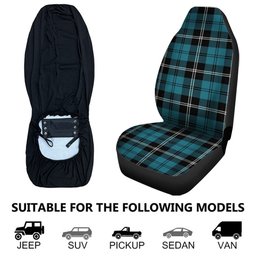 ScotsTee Shop Scottish Swan Ancient Clan Crest Tartan Car Seat Covers
