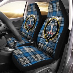 ScotsTee Shop Scottish Napier Ancient Clan Crest Tartan Car Seat Covers