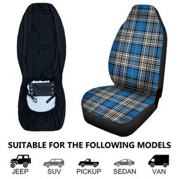 ScotsTee Shop Scottish Napier Ancient Clan Crest Tartan Car Seat Covers