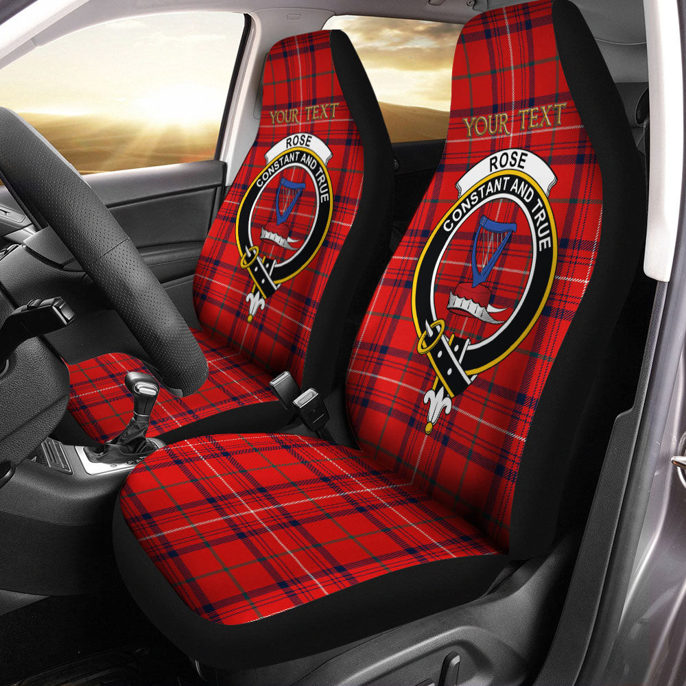 ScotsTee Shop Scottish Rose Modern Clan Crest Tartan Car Seat Covers