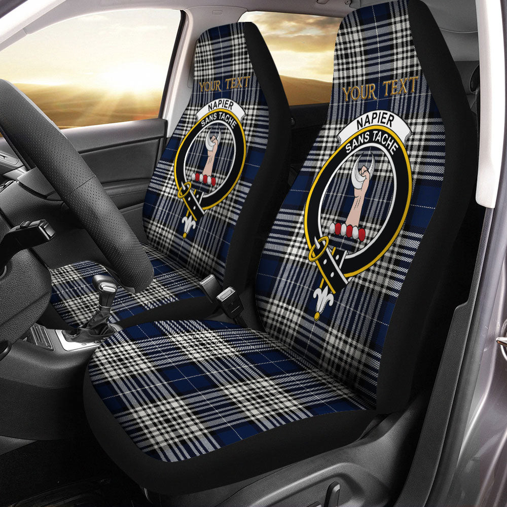 ScotsTee Shop Scottish Napier Modern Clan Crest Tartan Car Seat Covers