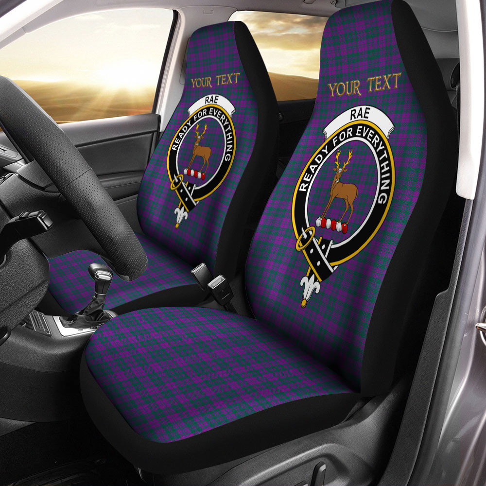 ScotsTee Shop Scottish Rae Modern Clan Crest Tartan Car Seat Covers