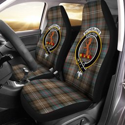 ScotsTee Shop Scottish Sutherland Weathered Clan Crest Tartan Car Seat Covers