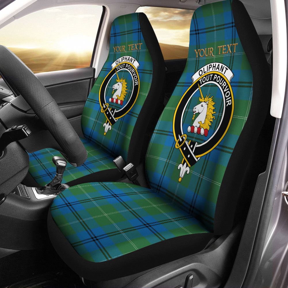 ScotsTee Shop Scottish Oliphant Ancient Clan Crest Tartan Car Seat Covers