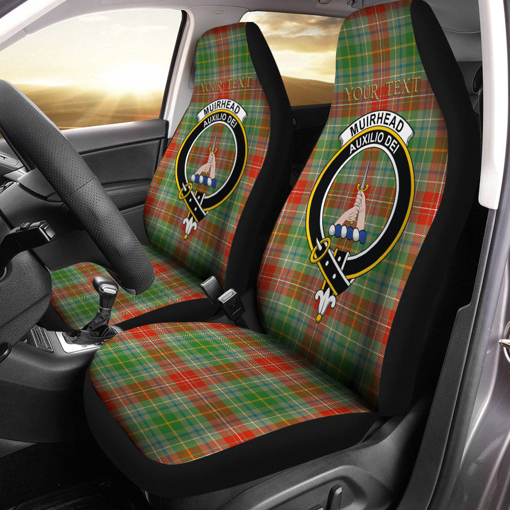 ScotsTee Shop Scottish Muirhead Ancient Clan Crest Tartan Car Seat Covers