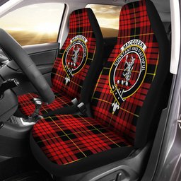 ScotsTee Shop Scottish MacQueen Modern Clan Crest Tartan Car Seat Covers