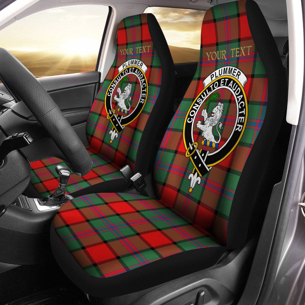 ScotsTee Shop Scottish Plummer Modern Clan Crest Tartan Car Seat Covers