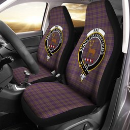 ScotsTee Shop Scottish Rae Weathered Clan Crest Tartan Car Seat Covers