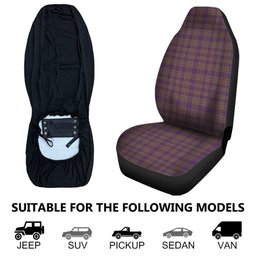 ScotsTee Shop Scottish Rae Weathered Clan Crest Tartan Car Seat Covers