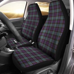 ScotsTee Shop Scottish Sempill (Semple) Weathered Clan Crest Tartan Car Seat Covers