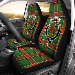 ScotsTee Shop Scottish Pollock Ancient Clan Crest Tartan Car Seat Covers