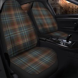 ScotsTee Shop Scottish Renton Weathered Clan Crest Tartan Car Seat Covers