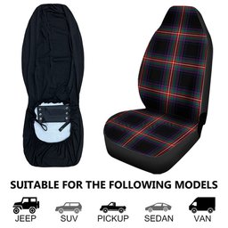 ScotsTee Shop Scottish Watt (Wate) Modern Clan Crest Tartan Car Seat Covers