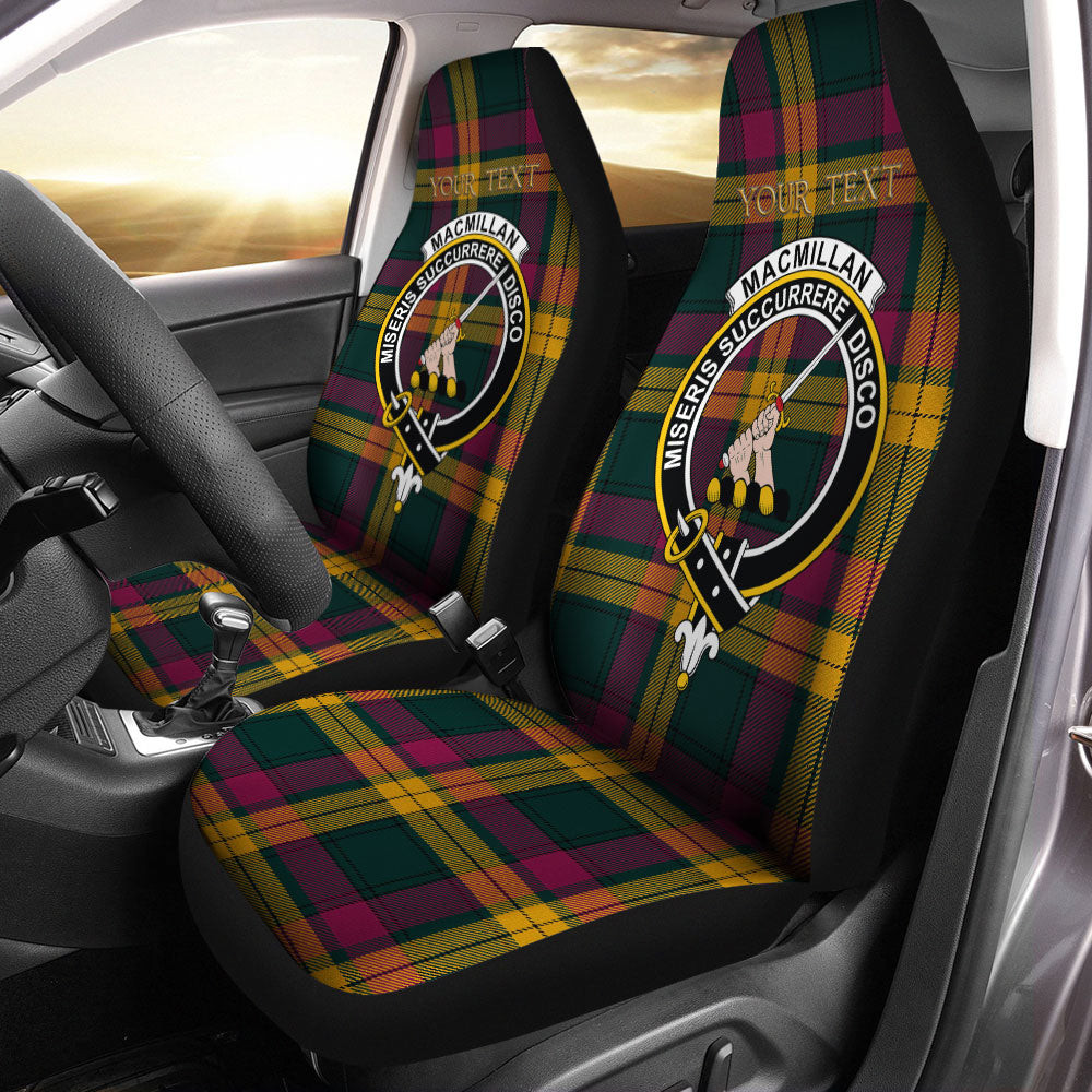 ScotsTee Shop Scottish MacMillan Modern Clan Crest Tartan Car Seat Covers