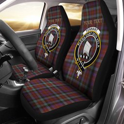ScotsTee Shop Scottish Tennant Weathered Clan Crest Tartan Car Seat Covers