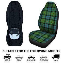 ScotsTee Shop Scottish Tait Ancient Clan Crest Tartan Car Seat Covers