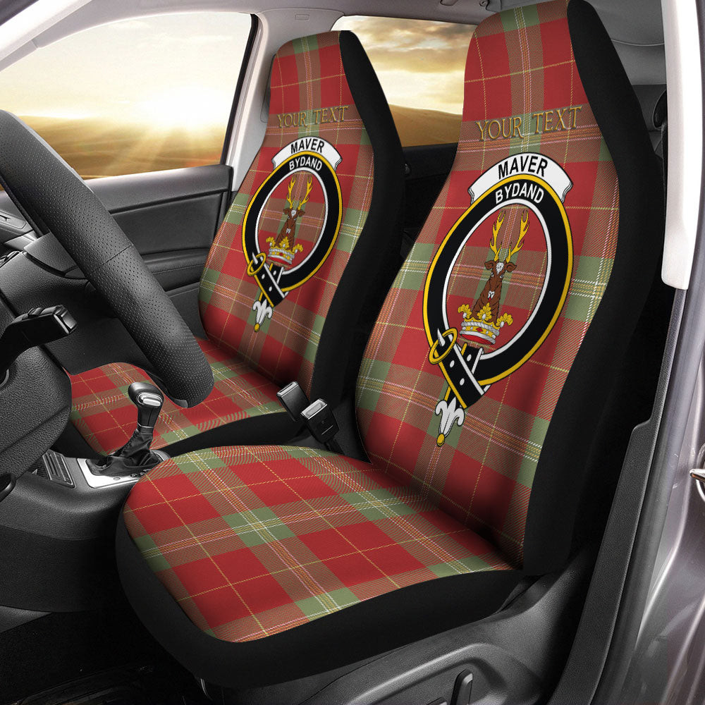 ScotsTee Shop Scottish Maver Weathered Clan Crest Tartan Car Seat Covers