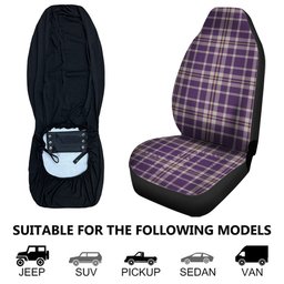 ScotsTee Shop Scottish Ochterlony (Auchterlony) Weathered Clan Crest Tartan Car Seat Covers