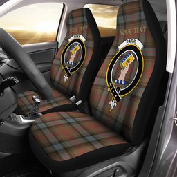 ScotsTee Shop Scottish Park Weathered Clan Crest Tartan Car Seat Covers