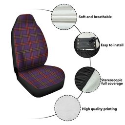ScotsTee Shop Scottish Montgomery Weathered Clan Crest Tartan Car Seat Covers