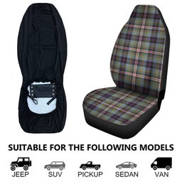 ScotsTee Shop Scottish Reid (Mill City) Weathered Clan Crest Tartan Car Seat Covers