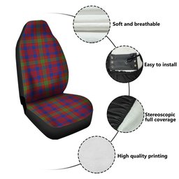 ScotsTee Shop Scottish MacTier Modern Clan Crest Tartan Car Seat Covers