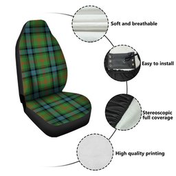 ScotsTee Shop Scottish Park Ancient Clan Crest Tartan Car Seat Covers