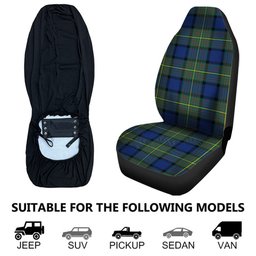ScotsTee Shop Scottish Muir Modern Clan Crest Tartan Car Seat Covers