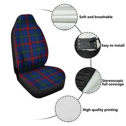 ScotsTee Shop Scottish Montgomery Modern Clan Crest Tartan Car Seat Covers