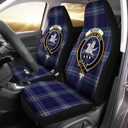 ScotsTee Shop Scottish Nevoy Clan Crest Tartan Car Seat Covers