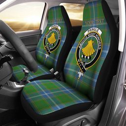 ScotsTee Shop Scottish Pringle Ancient Clan Crest Tartan Car Seat Covers