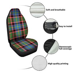 ScotsTee Shop Scottish Norvel Clan Crest Tartan Car Seat Covers