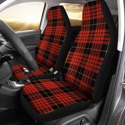 ScotsTee Shop Scottish MacQueen Ancient Clan Crest Tartan Car Seat Covers