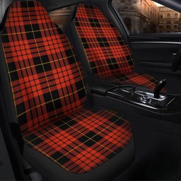 ScotsTee Shop Scottish MacQueen Ancient Clan Crest Tartan Car Seat Covers