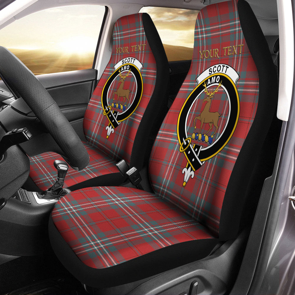 ScotsTee Shop Scottish Scott Weathered Clan Crest Tartan Car Seat Covers
