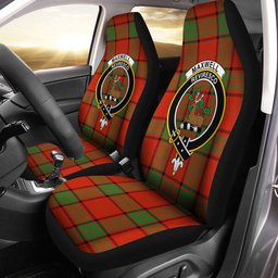 ScotsTee Shop Scottish Maxwell Ancient Clan Crest Tartan Car Seat Covers