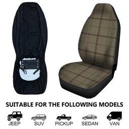 ScotsTee Shop Scottish Marr Weathered Clan Crest Tartan Car Seat Covers