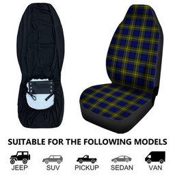 ScotsTee Shop Scottish More (Muir) Clan Crest Tartan Car Seat Covers