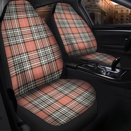 ScotsTee Shop Scottish Napier Rose Weathered Clan Crest Tartan Car Seat Covers