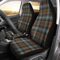 ScotsTee Shop Scottish Urquhart Weathered Clan Crest Tartan Car Seat Covers