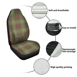 ScotsTee Shop Scottish Symington Weathered Clan Crest Tartan Car Seat Covers