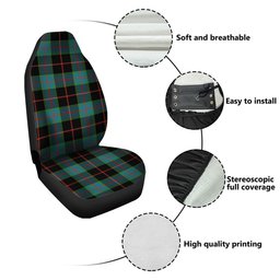 ScotsTee Shop Scottish Nairn Ancient Clan Crest Tartan Car Seat Covers