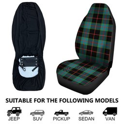 ScotsTee Shop Scottish Nairn Ancient Clan Crest Tartan Car Seat Covers