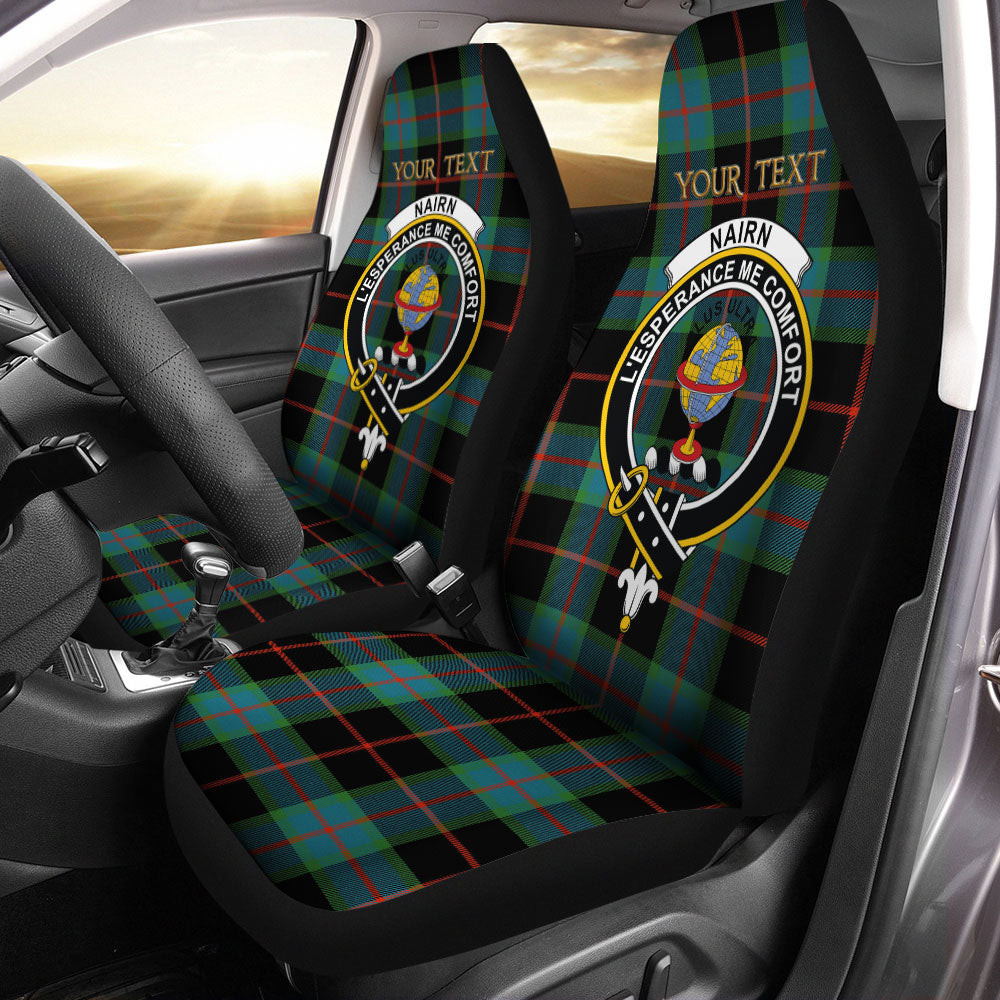 ScotsTee Shop Scottish Nairn Ancient Clan Crest Tartan Car Seat Covers
