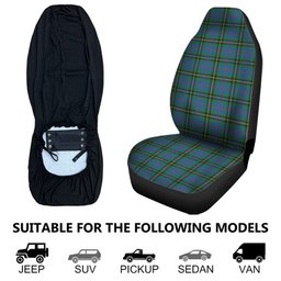 ScotsTee Shop Scottish Wood Ancient Clan Crest Tartan Car Seat Covers