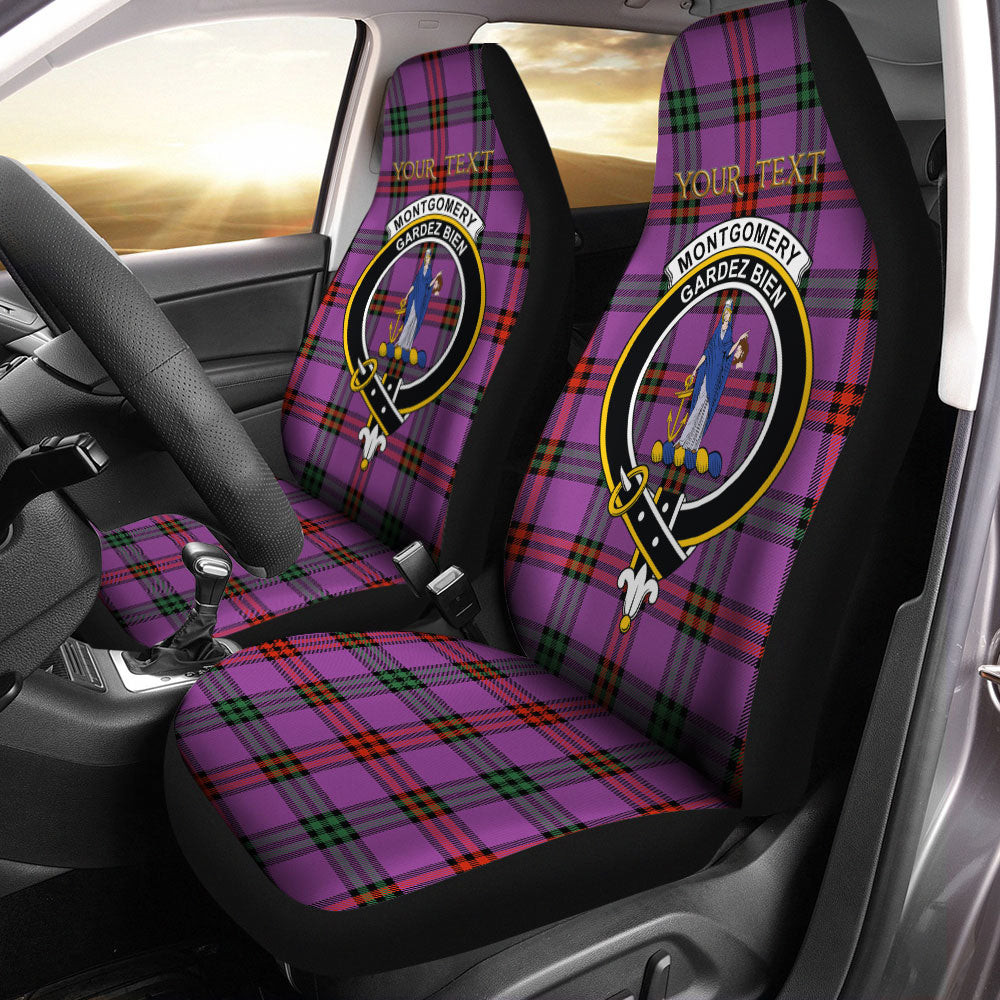 ScotsTee Shop Scottish Montgomery Ancient Clan Crest Tartan Car Seat Covers