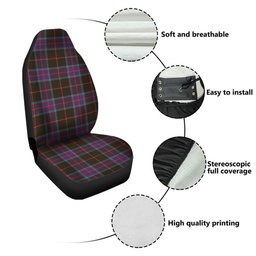 ScotsTee Shop Scottish Nairn Weathered Clan Crest Tartan Car Seat Covers