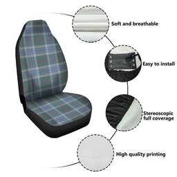 ScotsTee Shop Scottish Thorburn (Thurburn) Weathered Clan Crest Tartan Car Seat Covers