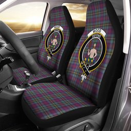 ScotsTee Shop Scottish Wood Weathered Clan Crest Tartan Car Seat Covers