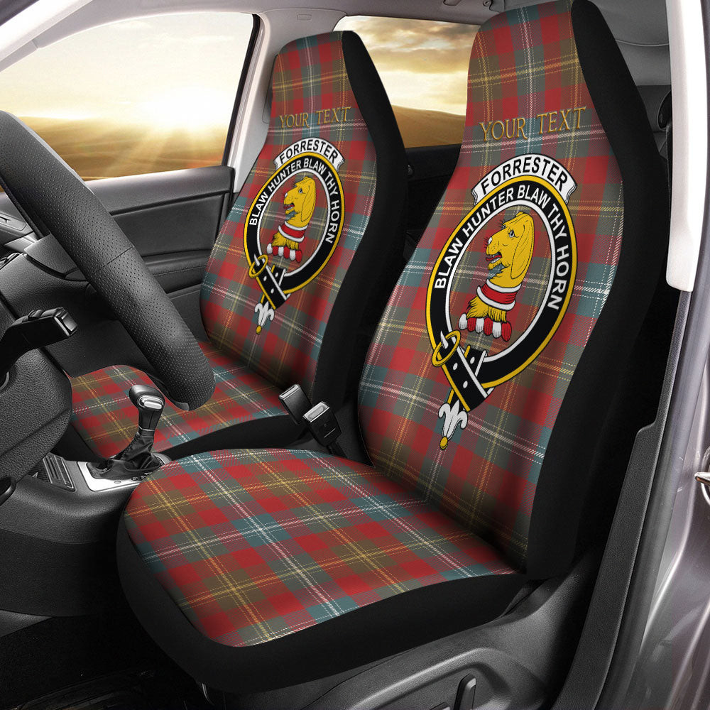 ScotsTee Shop Scottish Forrester Weathered Clan Crest Tartan Car Seat Covers